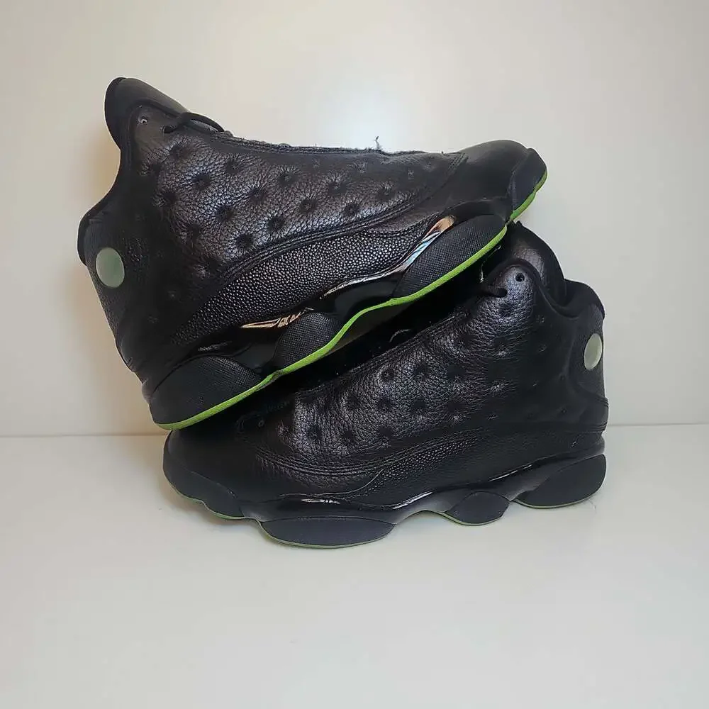 Nike Air Jordan 13 Retro Altitude Black Green Men Size 11